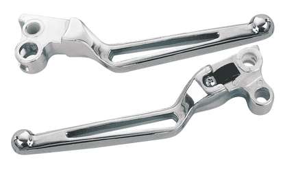 CHROME PLATED "STEALTH STYLE" CLUTCH & BRAKE LEVERS | Big Twin | Dyna | FX | FXR | Softail | Sportster | Touring