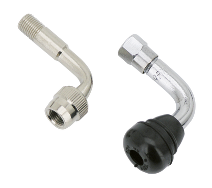 ANGLED TIRE VALVES AND VALVE ADAPTERS