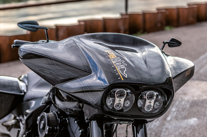 TOMMY & SONS BATWING STYLE FAIRING FOR ROAD GLIDE HEADLIGHTS