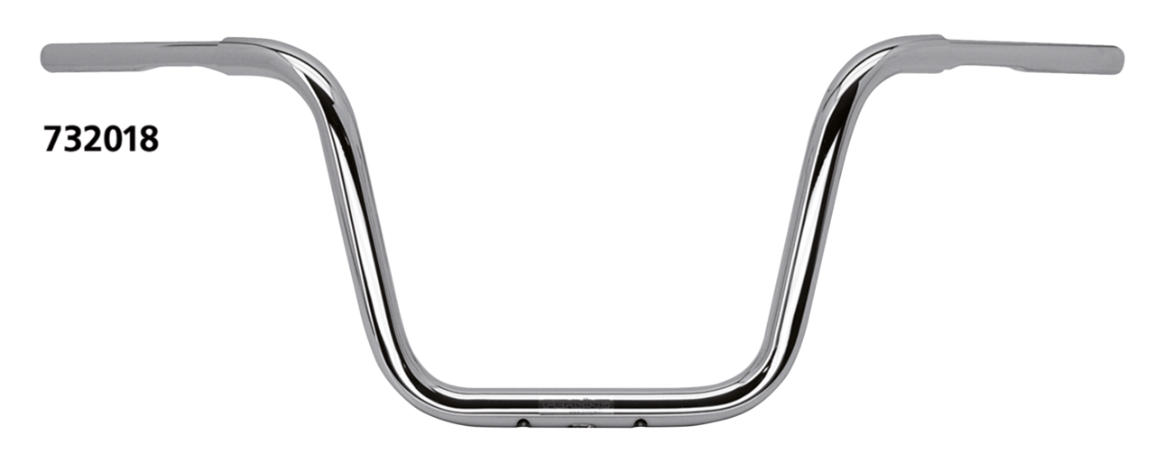 FEHLING 1 1/4 INCH FAT APE HANGER HANDLEBARS | Big Twin | Dyna | FX | FXR | KH | Kingpin | KR | Servi-Car | Softail | Sportster | Touring | XR