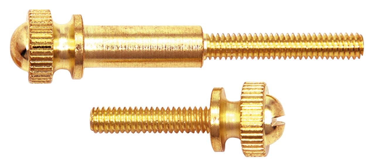 KNURLED BRASS ADJUSTER SCREWS FOR S&S SUPER E AND SUPER G
