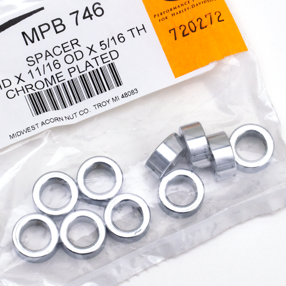 SPECIAL SIZE CHROME-PLATED FLAT WASHERS