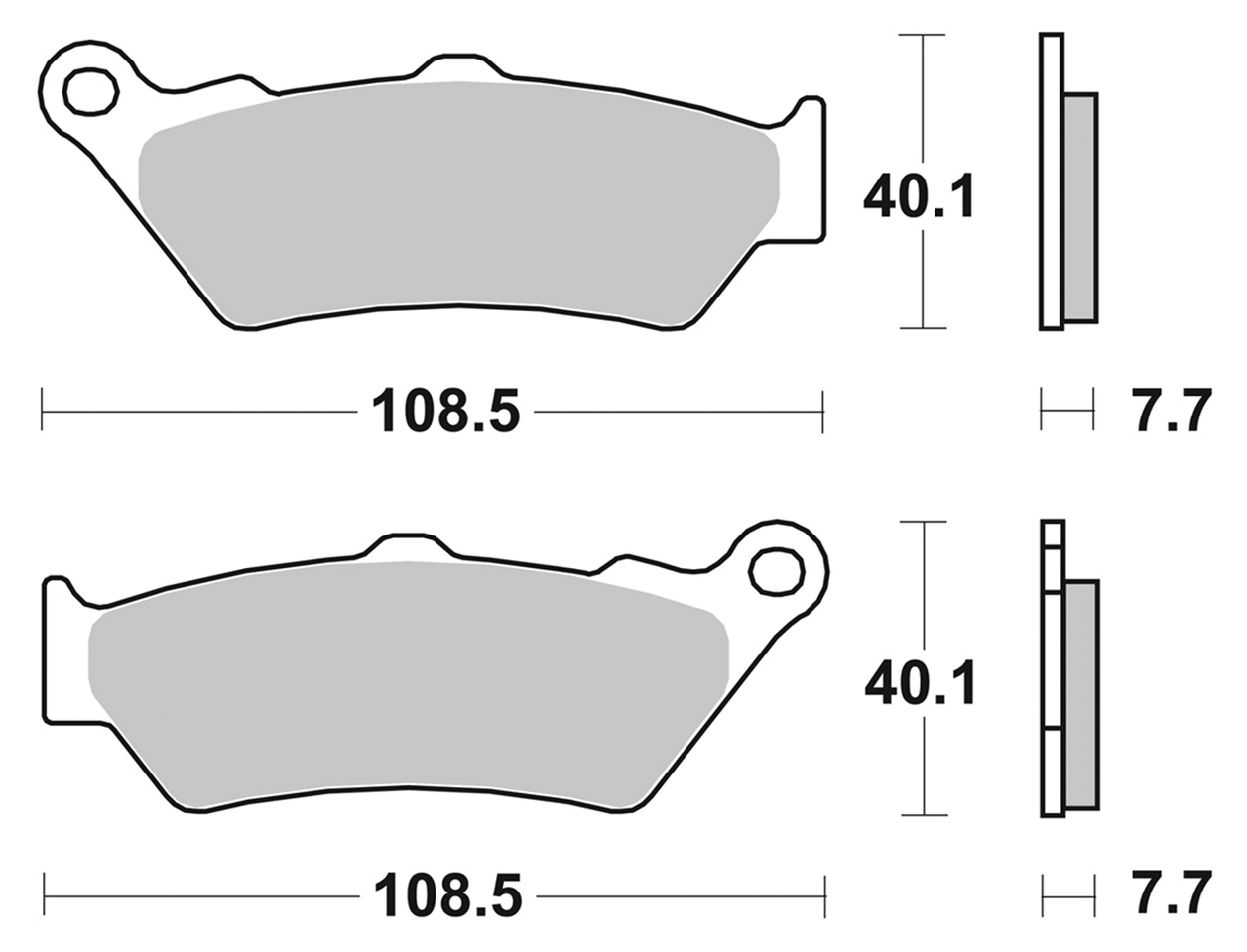 SBS FRONT DISC BRAKE PADS | Adventure Touring | Challenger | EV | FTR | Pursuit | RH Sportster | Touring