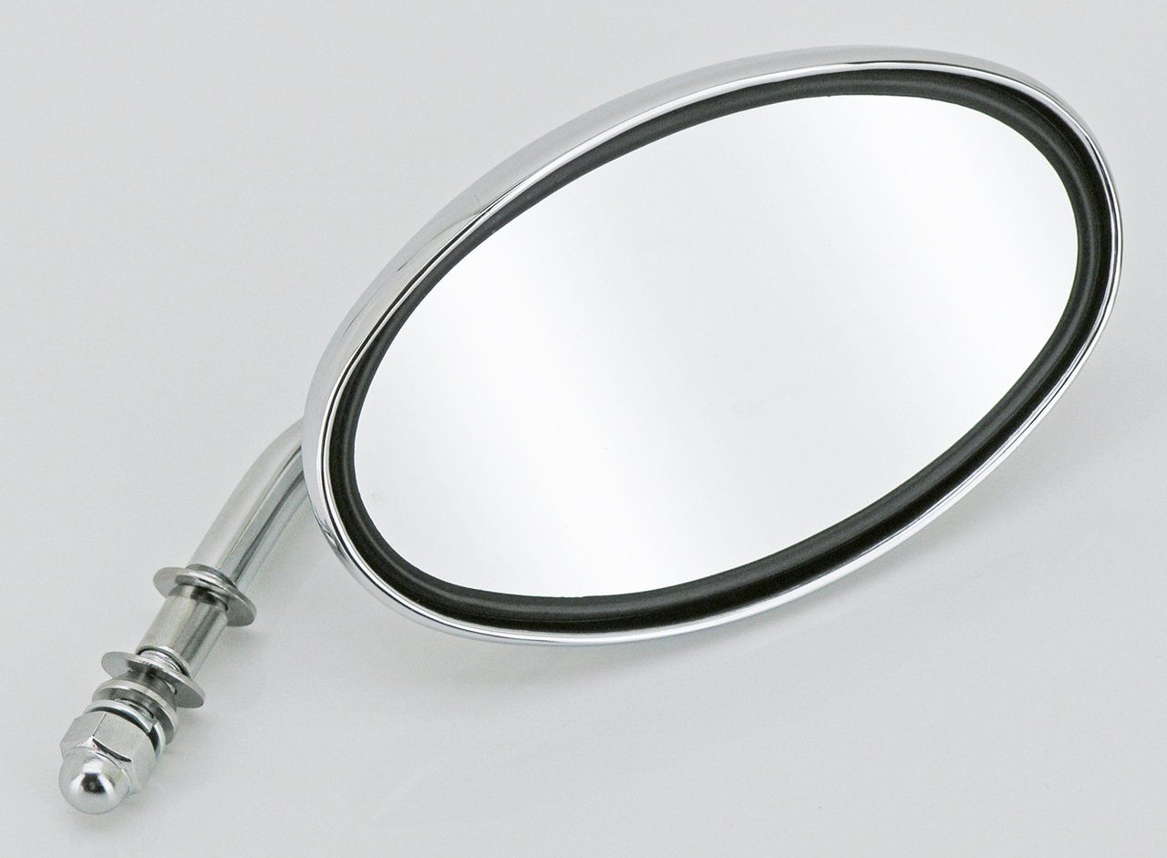 SLIMLINE MIRROR WITH VISOR AND EAGLE LOGO