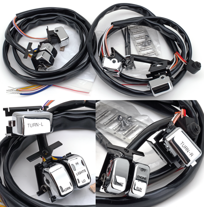 ERGONOMIC HANDLEBAR SWITCHES FOR 1996-2013 MODELS | Dyna | FXR | Softail | Touring | V-Rod