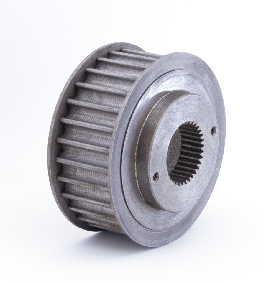 OFF-SET FINAL DRIVE PULLEYS