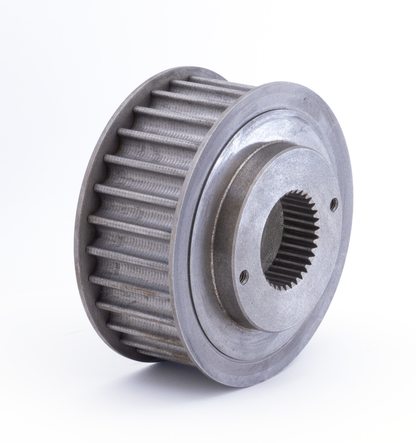 OFF-SET FINAL DRIVE PULLEYS