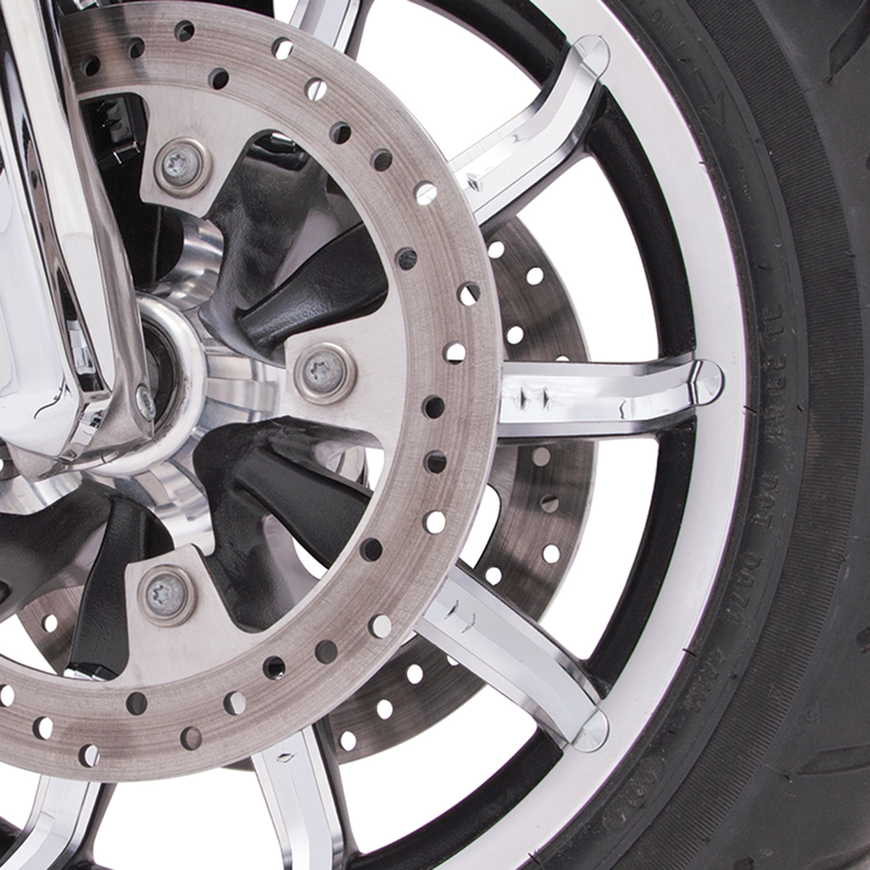CIRO CHROME FACETED WHEEL ACCENTS | Touring