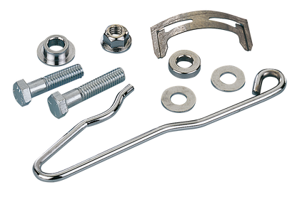 CALIPER ANTI VIBRATION KIT - Chrome rear brake caliper anti-vibration kit, 1973 thru 1981 FL &amp; FX Big Twin, Genuine Zodiac (OEM 41670-73)

For use with OEM "Banana" style brake calipers to dampen brake pad rattles. | Big Twin  |  FX  |  Touring