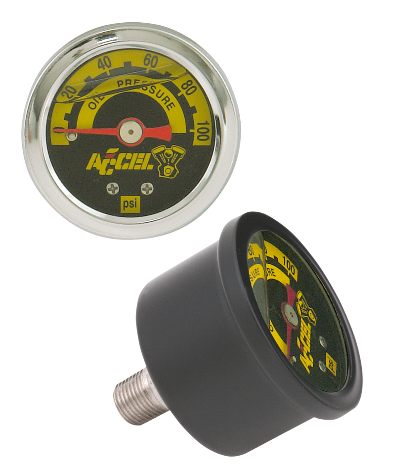 ACCEL LIQUID-FILLED OIL PRESSURE GAUGE
