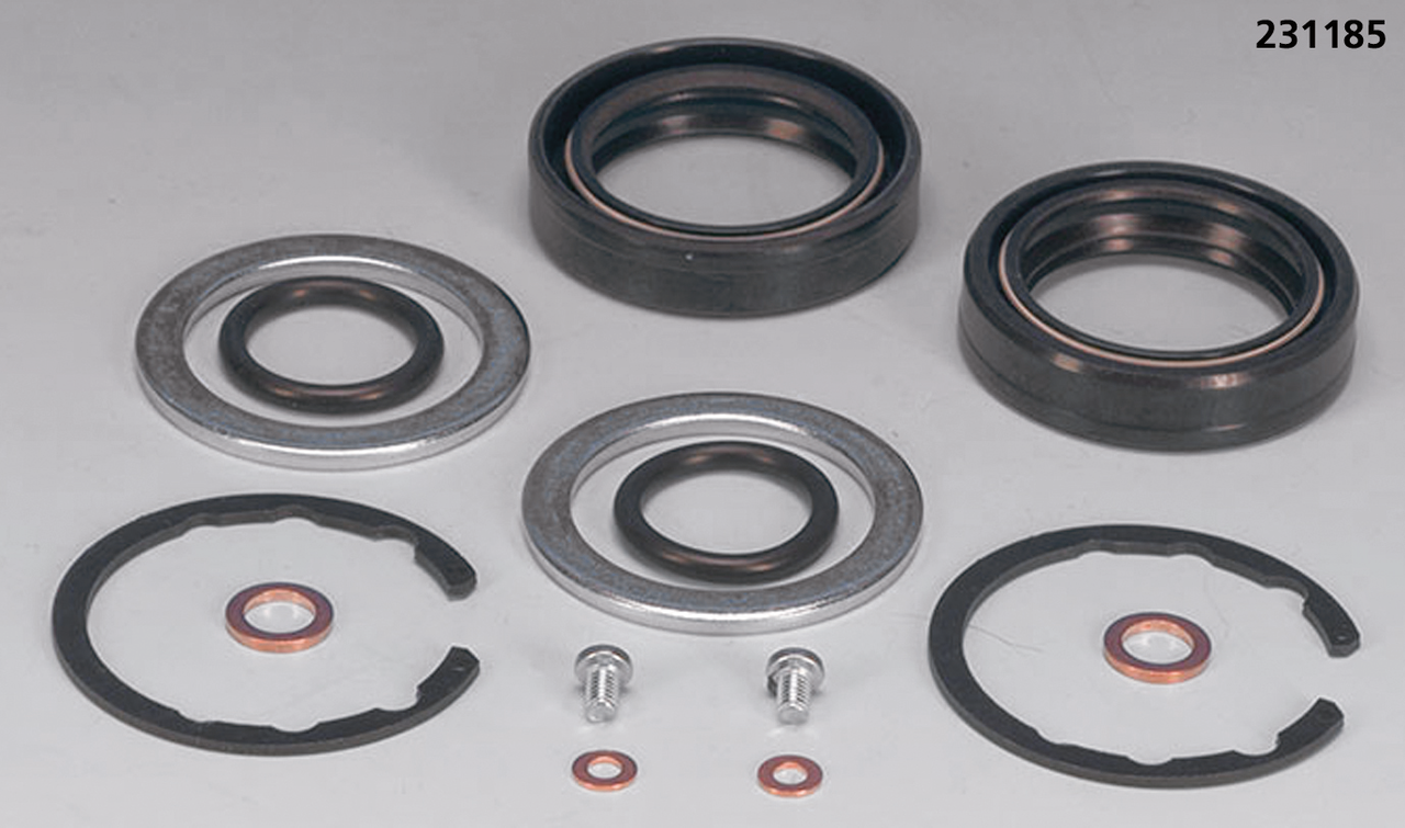 FRONT FORK OIL SEALS/KITS - Fork sealkit 35mm Kayaba XL73-74 FX73-77

Complete front fork seal kits contain all required oil seals, o-rings and seal washers to completely rebuild your front fork. | FX  |  Sportster