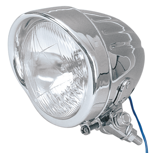 CHROME LONG BODY BOTTOM MOUNT 4 1/2" SPOTLIGHT