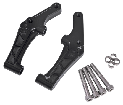 KEN'S FACTORY NEXT LEVEL MOUNTING BRACKETS FOR RADIAL BRAKE CALIPERS | Adventure Touring | Dyna | EV | FXR | Softail | Sportster | Touring | V-Rod