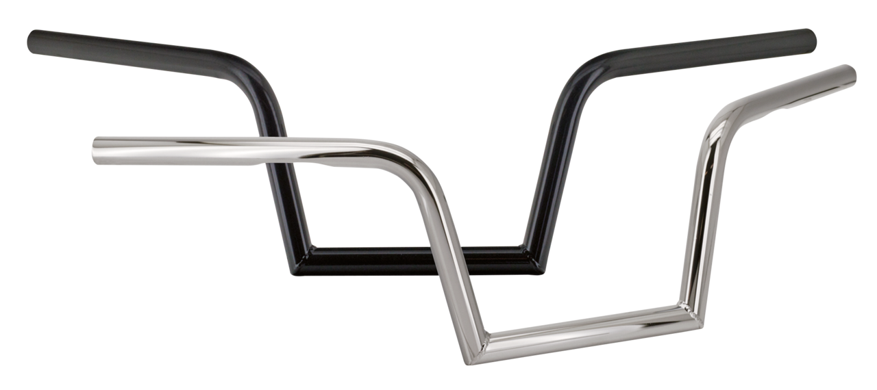 ZODIAC CUSTOM PRODUCTS ONE INCH DIAMETER CRUISER HANDLEBARS | Big Twin | Dyna | FX | FXR | KH | Kingpin | KR | Servi-Car | Softail | Sportster | Touring | XR