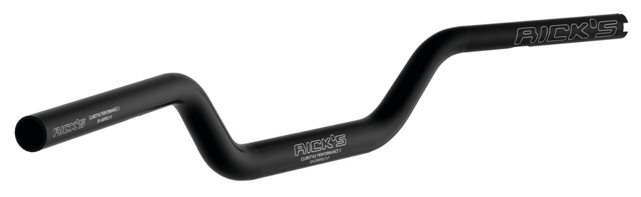 RICK'S ALUMINUM CLUBSTYLE HANDLEBARS | Dyna | Softail | Touring | Trike