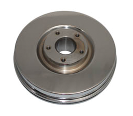 REAR AND FRONT BRAKE DRUMS - Front brake drums, Chrome, fits Big Twin 1967-1971 (OEM 44411-67)

Rear drums are assembled with sprocket. Drums are trued and machined after plating to guarantee clean surface. Meets or exceeds OEM specifications. | Big Twin