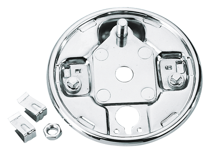 CHROME REAR BRAKE BACKING PLATES | Big Twin