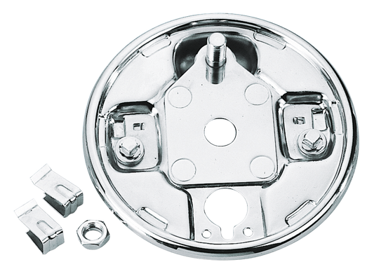 CHROME REAR BRAKE BACKING PLATES | Big Twin