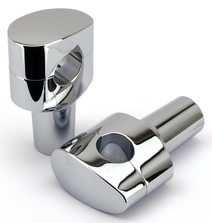 FUSION BILLET TAPERED OVAL HEAD RISERS | Big Twin | Dyna | FX | FXR | Servi-Car | Softail | Sportster | Touring | Trike