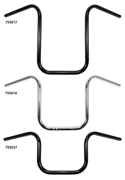 WESTLAND CUSTOMS 7/8" (22MM) DIAMETER NARROW APE HANGER HANDLEBARS | Street | Tube frame | XB
