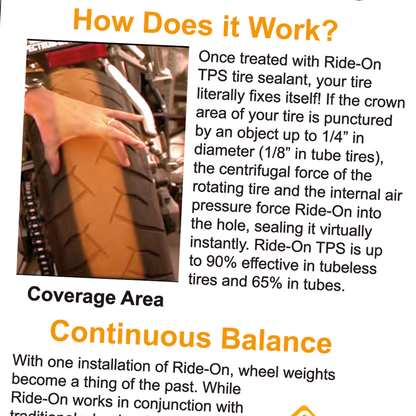 RIDE-ON TIRE PROTECTION & BALANCING SYSTEM