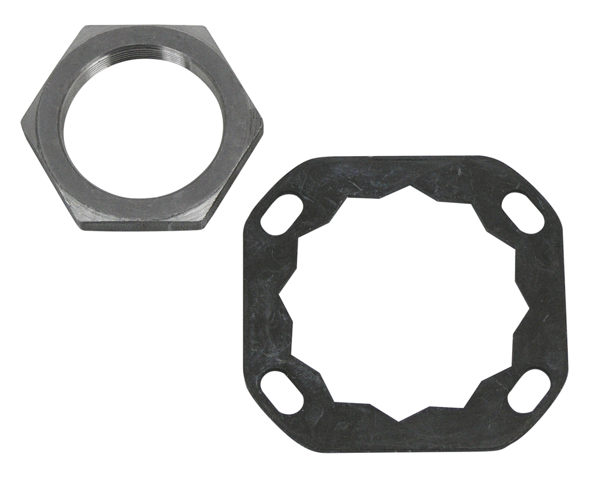 DRIVE PULLEY NUT AND LOCK PLATE FOR 6-SPEED MODELS | Dyna | Softail | Touring | Trike