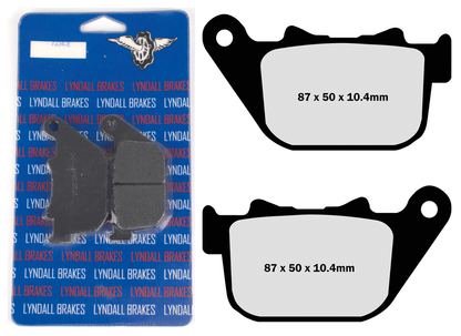 LYNDALL BRAKE PAD SETS, FRONT | Adventure Touring | Challenger | EV | FTR | Pursuit | RH Sportster | Touring