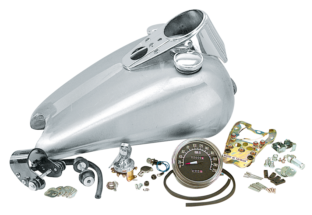 ONE PIECE STRETCHED TANK, DASH & SPEEDO KITS FOR SPORTSTER | Sportster