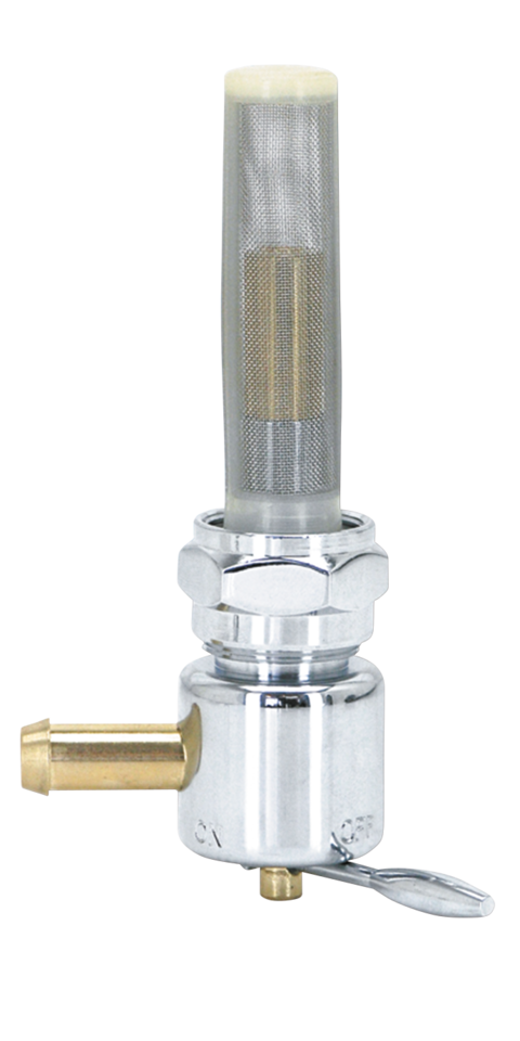 CHROME PETCOCK | Big Twin | Dyna | FX | FXR | Softail | Sportster | Touring