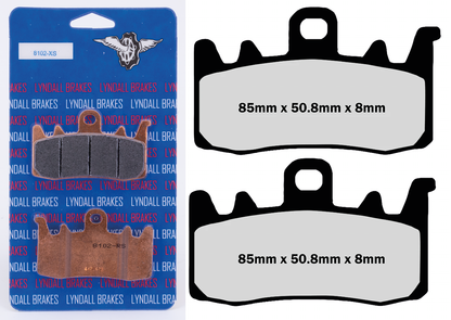LYNDALL BRAKE PAD SETS, FRONT | Adventure Touring | Challenger | EV | FTR | Pursuit | RH Sportster | Touring
