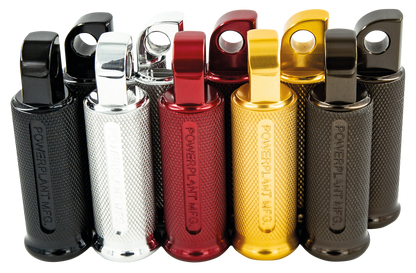 P16 POWERPLANT STANDARD MALE MOUNT SHORTY FOOT PEGS | Dyna | FXR | Softail | Sportster