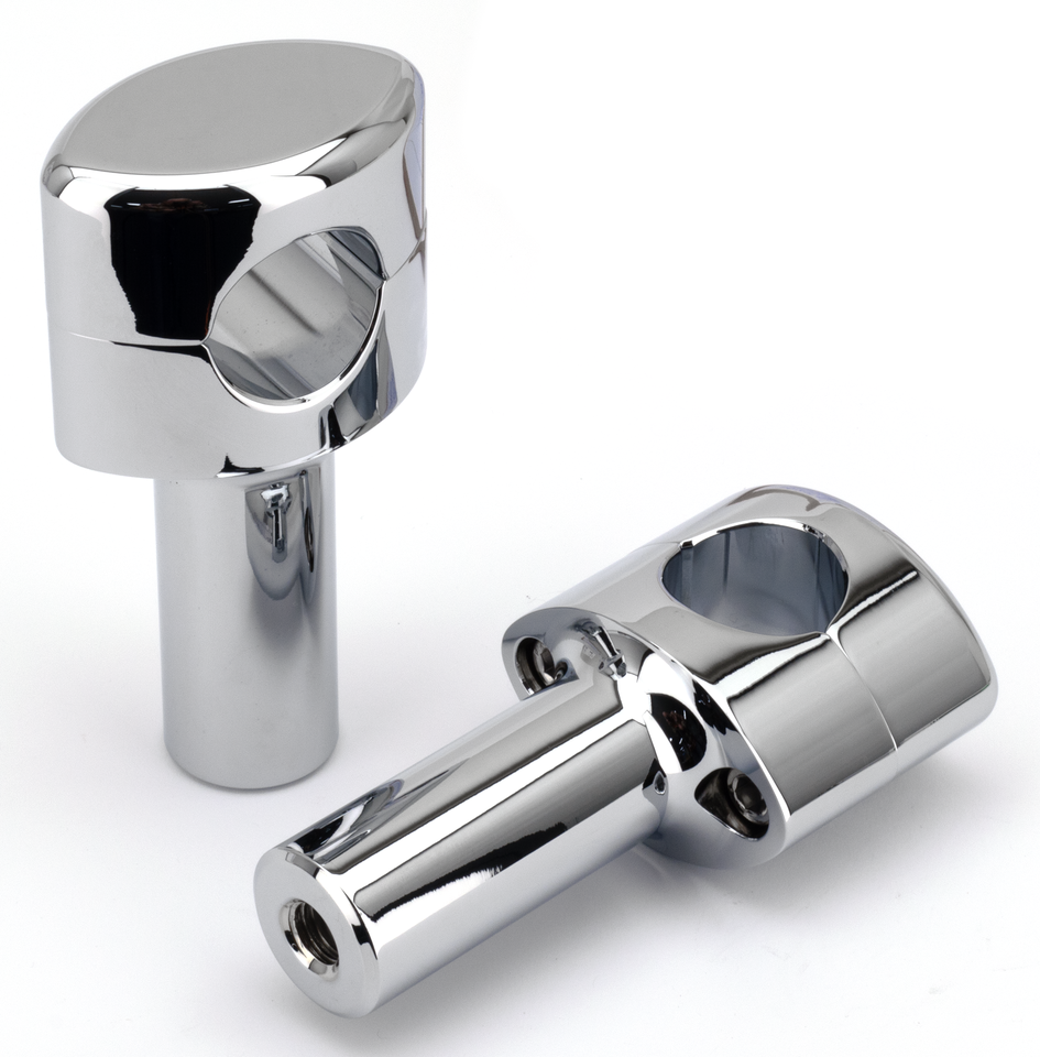 INFINITY RISERS FOR 1 1/4" HANDLEBARS | Big Twin | Dyna | FX | FXR | Servi-Car | Softail | Sportster | Touring | Trike