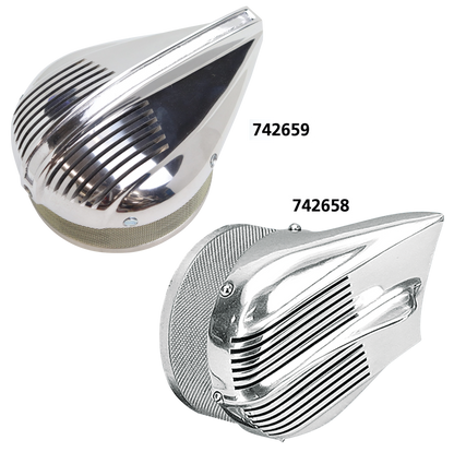 CUSTOM AIR CLEANERS FOR LINKERT CARBURETORS | 45" | Big Twin | KH | Servi-Car