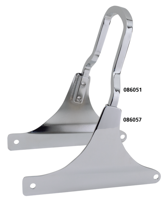 RIGID MOUNT SHORTY SISSY BARS | Big Twin