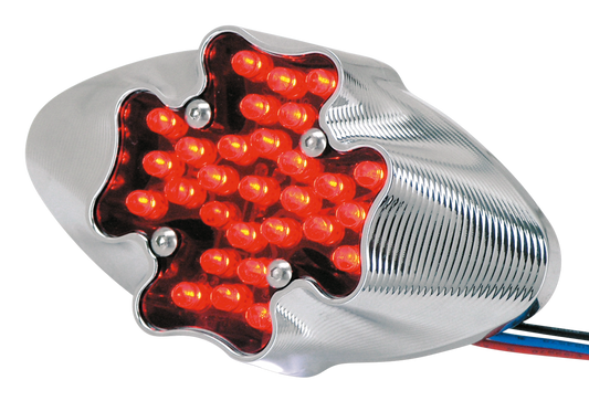CHROME STEPPED LED TAILLIGHT