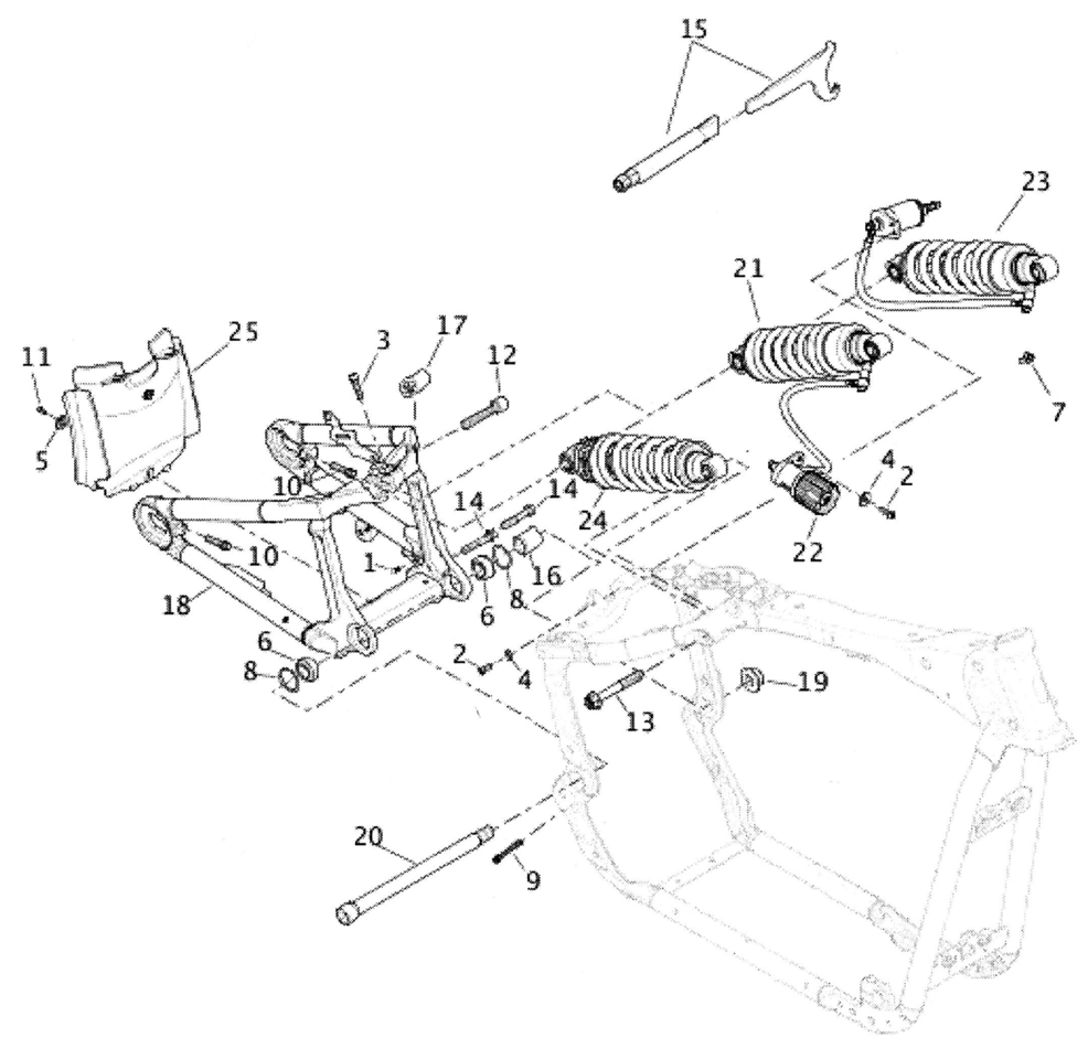 SWINGARM BEARINGS - Bearings with clips (OEM 11158), pair, Evolution Softail 1984-1999, Eastern (OEM 9076)

Swingarm bearings for Softail.