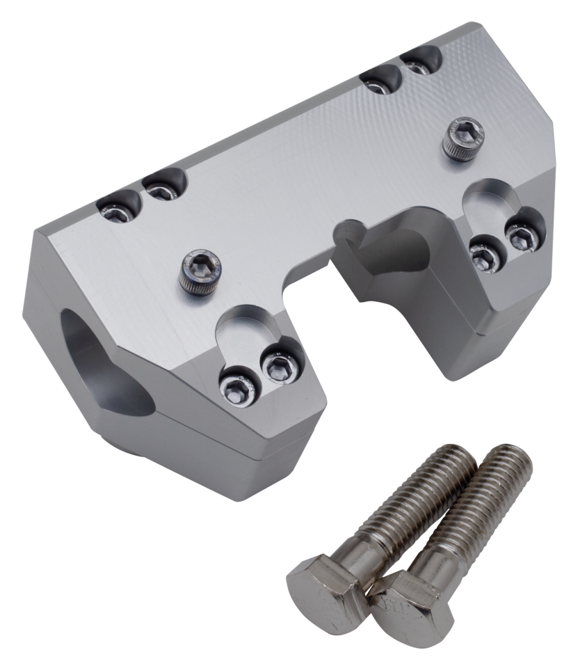 BILLET ALUMINUM RISER CLAMP FOR 1 1/4" FAT BAR ON TOURING | Touring | Trike