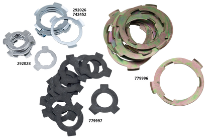 SPROCKET TAB WASHERS - Fits 1980-1983 5-speed FLT, Eastern, 10-pack (OEM 33335-79)

Numerous races have been lost by saving the cost of a tab washer. | FXR  |  Touring