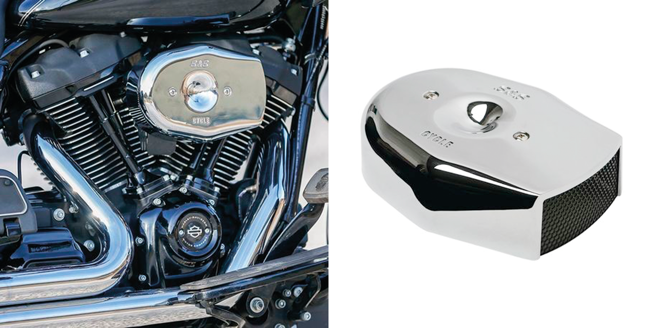 S&S STEALTH TRIBUTE AIR CLEANER | Dyna | Softail | Touring