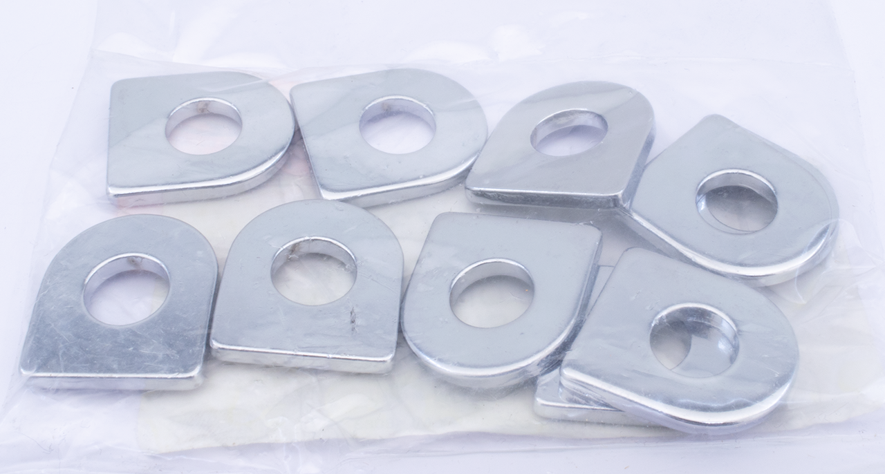 SPECIAL SIZE CHROME-PLATED FLAT WASHERS