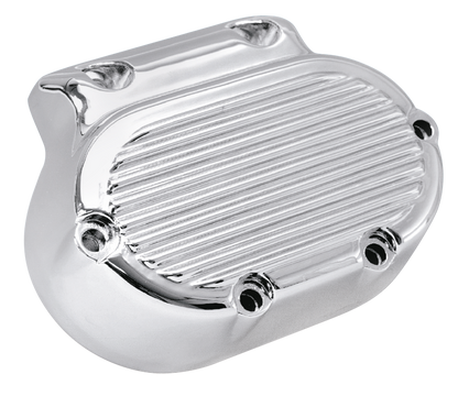 CHROME PLATED FINNED TRANSMISSION SIDE COVER | Dyna | Softail | Touring