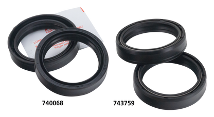 INDIVIDUAL FRONT FORK OIL SEAL & O-RINGS - Fork seals (sold in pairs), 43mm forks on XB12S Lightning 2009 | Dyna  |  EV  |  RH Sportster  |  Softail  |  Sportster  |  Street  |  Touring  |  V-Rod