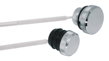 CHROME OIL TANK PLUGS WITH DIPSTICK
