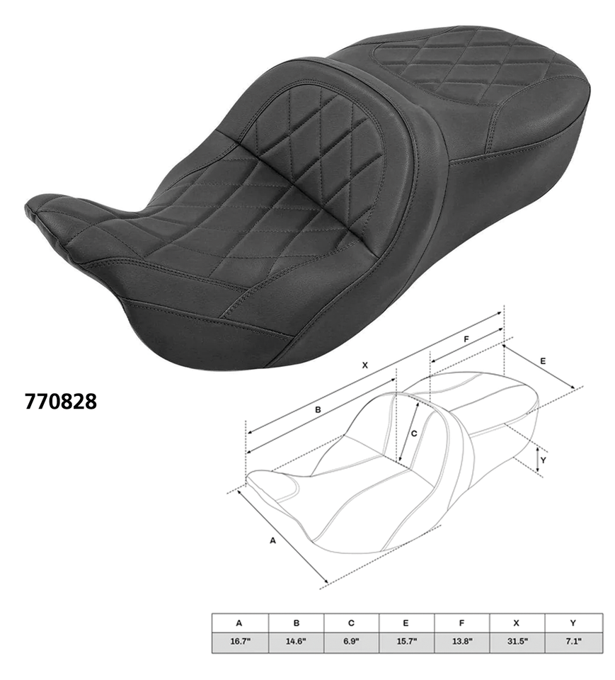 C.C. RIDER SUNRISER 2-UP SEATS FOR TOURING | Touring