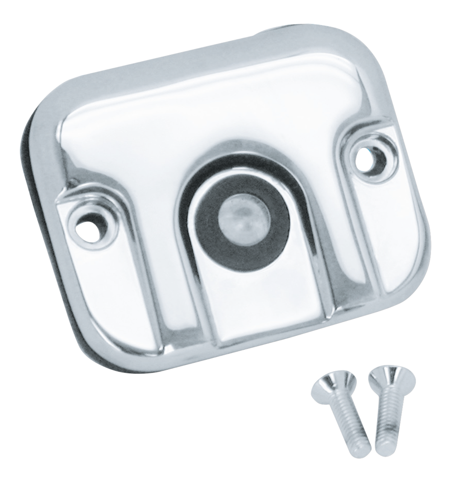 CHROME MASTER CYLINDER COVER 1996 STYLE | Dyna | FXR | Softail | Sportster | Touring