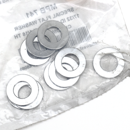 SPECIAL SIZE CHROME-PLATED FLAT WASHERS