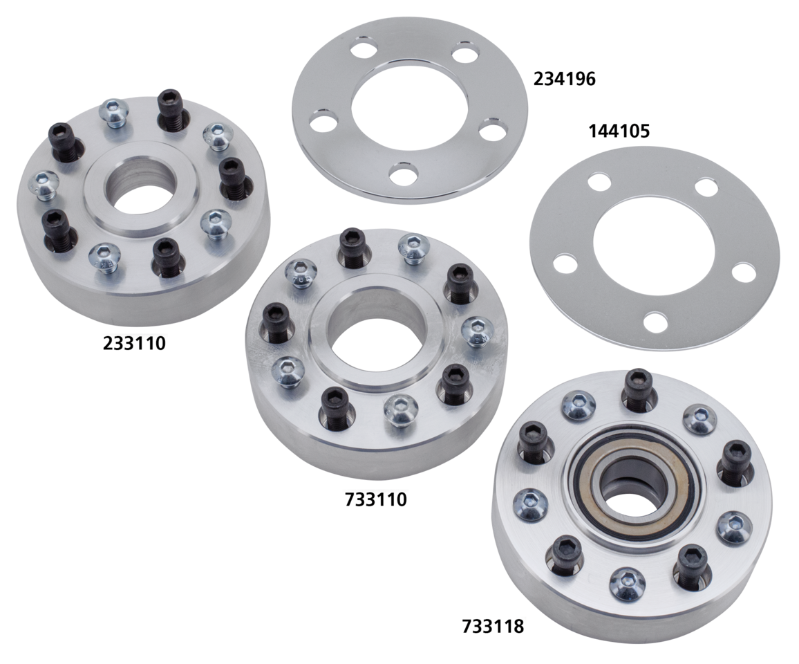 SPROCKET AND DISC SPACERS | Big Twin | FX | FXR | Softail | Touring