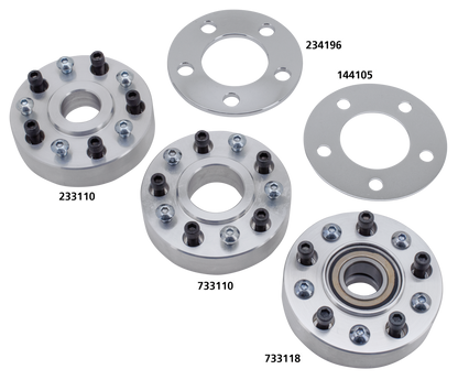SPROCKET AND DISC SPACERS | Big Twin | FX | FXR | Softail | Touring