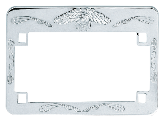 DELUXE CHROME LICENSE PLATE FRAME