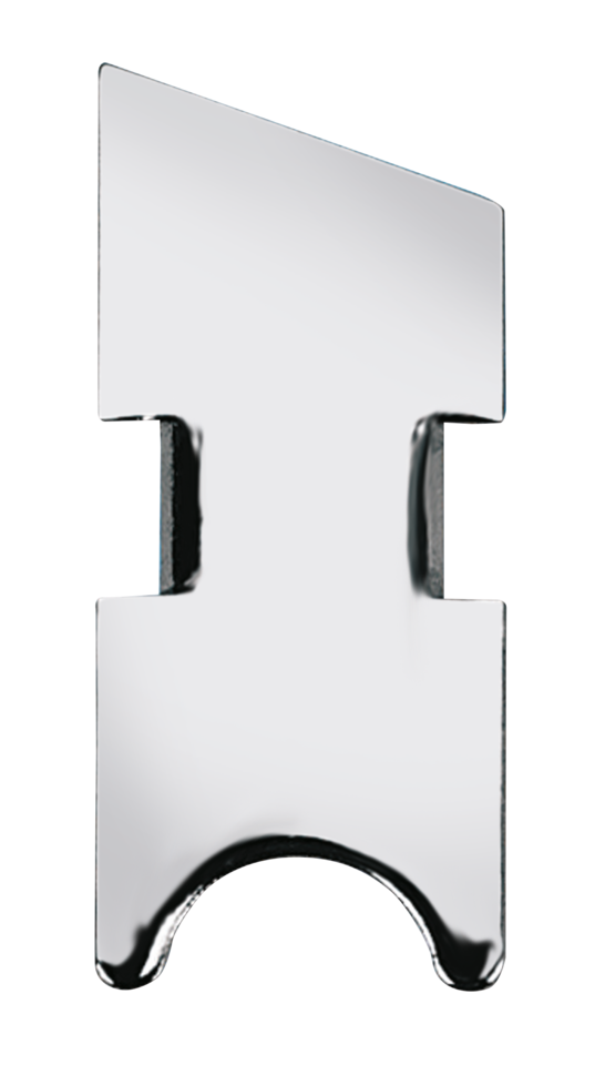 CHROME DASH SLOT SIDE TRIM | 45" | Big Twin
